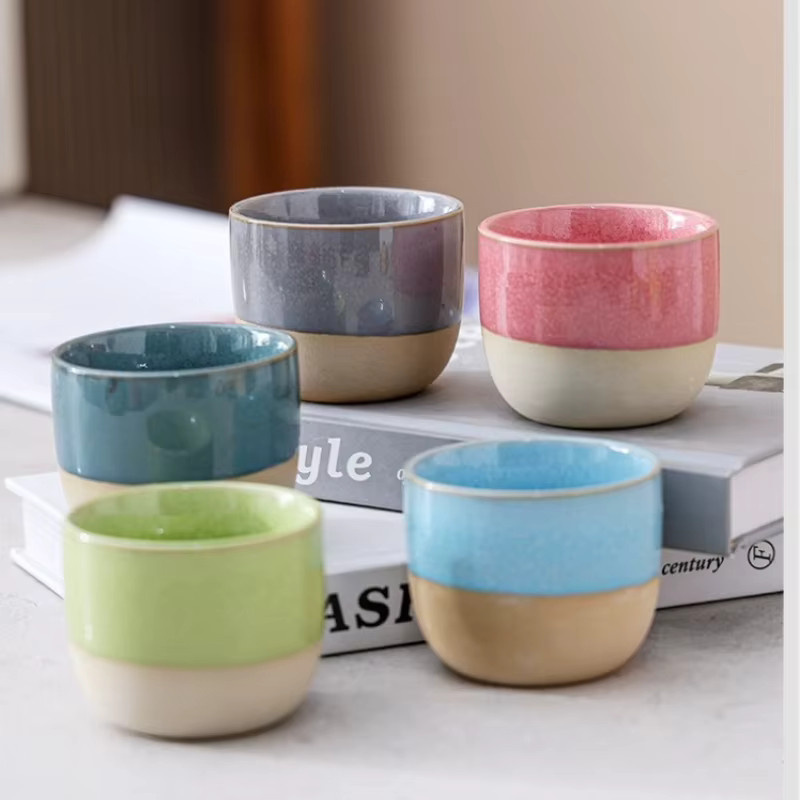 Handgefertigte Keramiktasse im böhmischen Stil mit arabisch marokkanischem Design - Bild 3