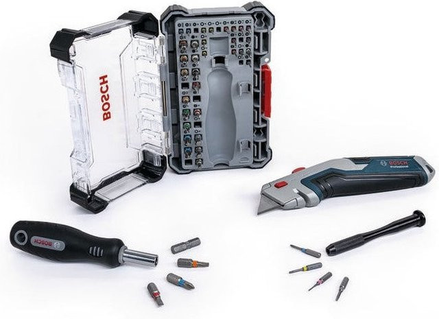 Bosch Precision Bit-Set 42-teilig mit Universal-Teppichmesser in Multicolor - Bild 1