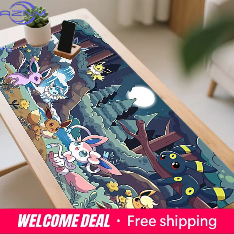Potdemiel Eeveelutions Moonlit Forest Pokémon Gaming-Mauspad, Mehrfarbig - Bild 5