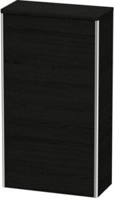Duravit XSquare Halbhochschrank Eiche Schwarz, Wandmontage, B/T/H: 50 x 23,6 x 89,6 cm - Bild 1