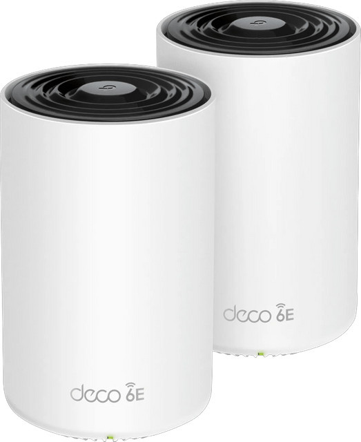 TP-Link Deco XE75 Tri-Band Wi-Fi 6E Mesh Router Doppelpack, Weiß - Bild 1
