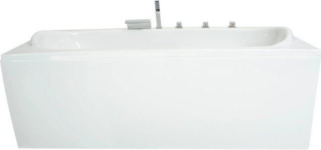 Basera Badewanne Palau in Hochglanz Weiß, B/T: 180 x 80 cm - Bild 1