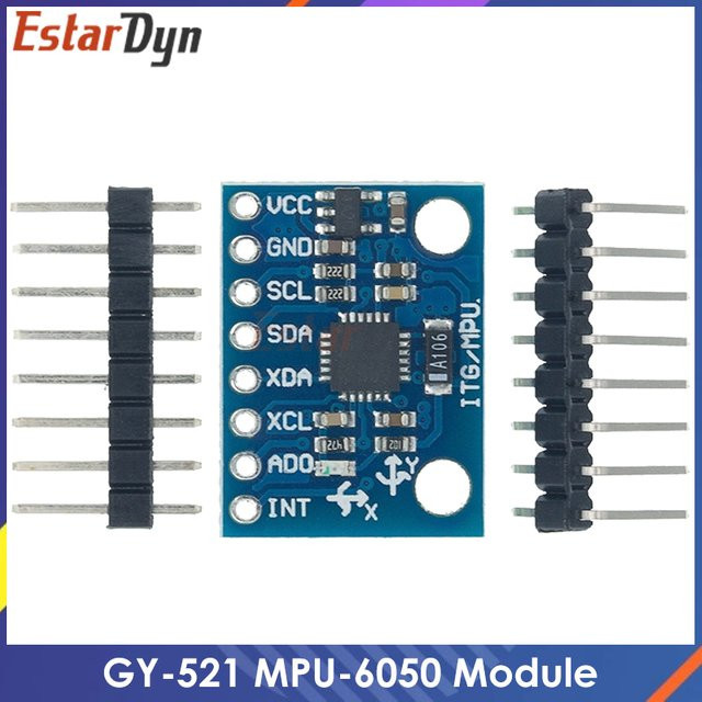 Estardyn GY-521 MPU-6050 Modul mit 3 Achsen Gyroskop und 3 Achsen Beschleunigungssensor in Blau - Bild 1