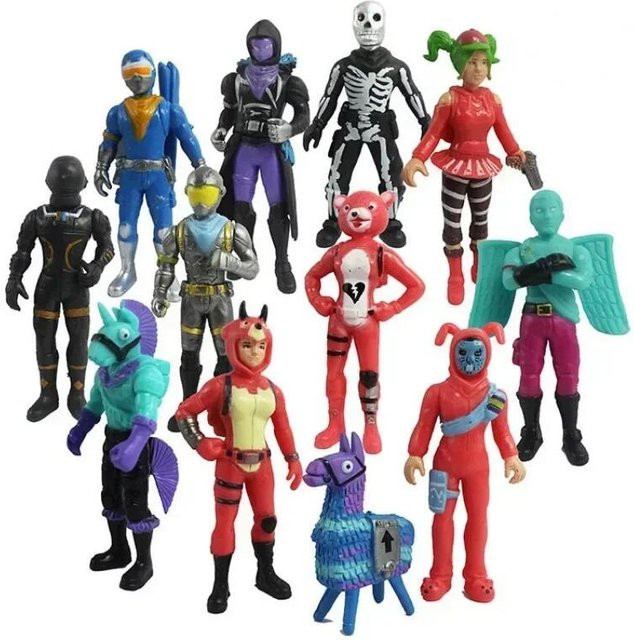 Yiran toy 1 Fortnite Fernsehfilmfigur PVC-Puppen 12-teiliges Set bunt/mehrfarbig 14+y - Bild 1