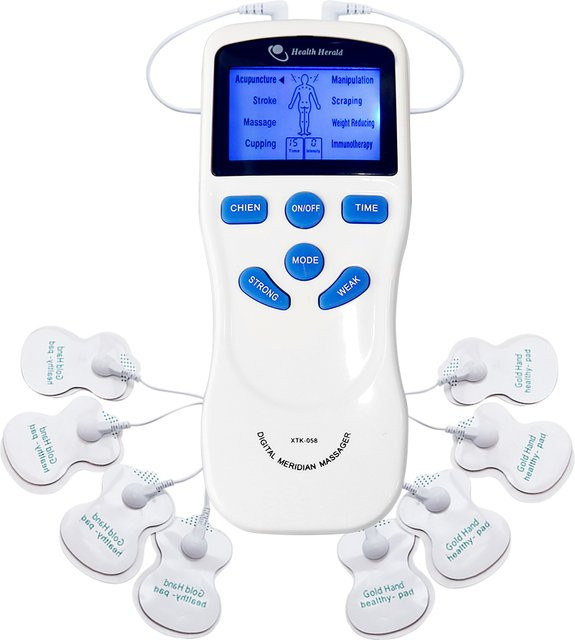 Raiuleko EMS Elektrostimulator, 15-Stufen TENS Pulsgenerator - Bild 1