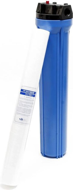 Naturewater Filterkartusche NW-BRK01 mit 1 Stufe, 5 Mikron, 3/4 Zoll, PP-Material, Blau - Bild 1