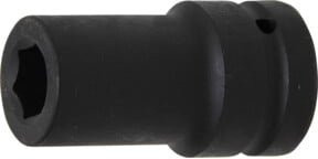 BGS Kraft-Steckschlüssel-Einsatz Sechskant tief 5500-21 mit 25 mm Antrieb und 21 mm Schlüsselweite - Bild 1