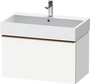 Duravit Waschtischunterschrank D-Neo, wandhängend, weiß, B: 78,4 cm, T: 44,2 cm, H: 44,0 cm - Bild 1