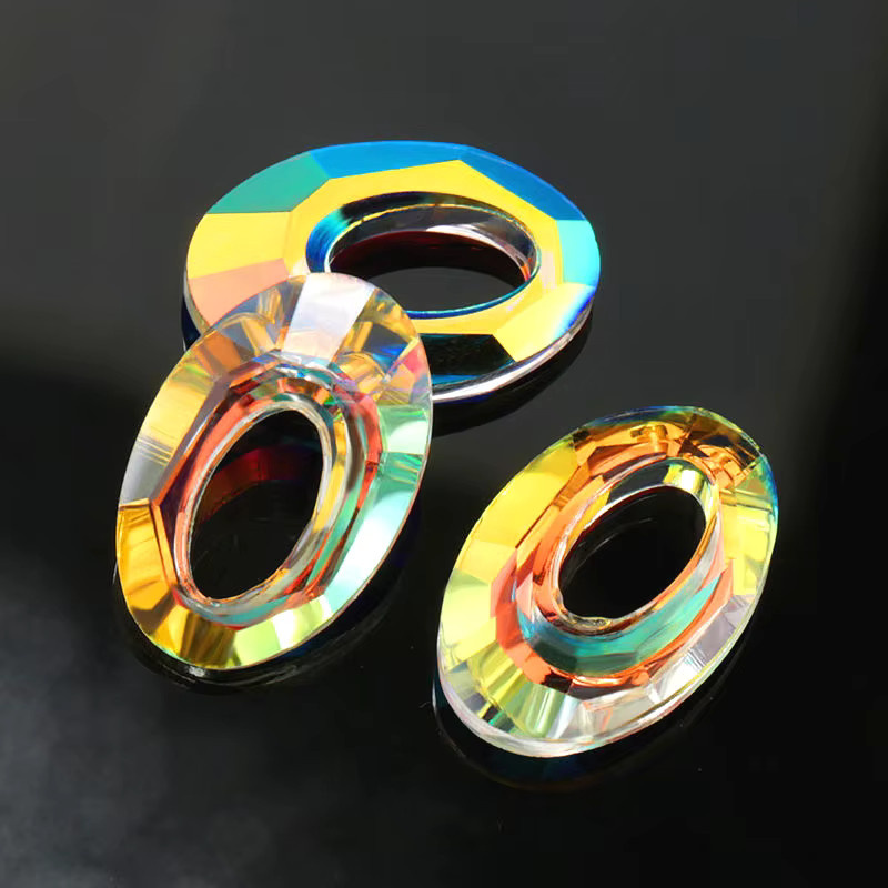 SMI Fine Anhänger, Glas, Kristall, Bunt, 20 mm, Unisex - Bild 3