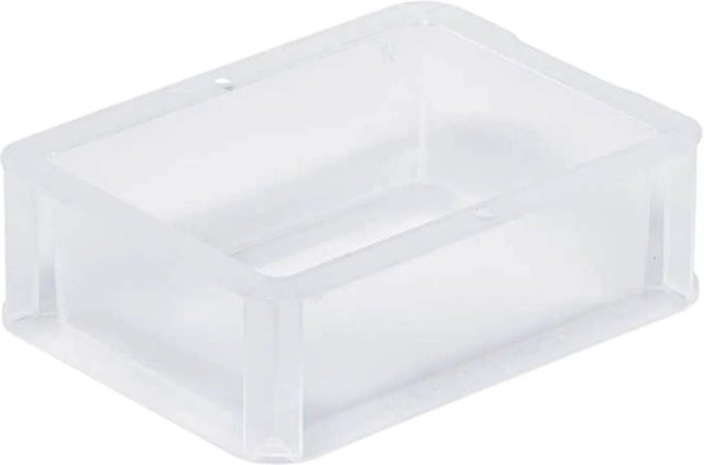 PROREGAL Eurobehälter BasicLine transparent H x B x T: 7 x 15 x 20 cm - Bild 1