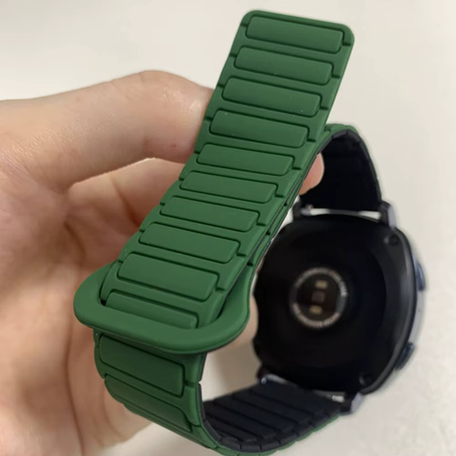 Amazfit Uhrenarmband Silikon, magnetisch, Schwarz, Unisex - Bild 2
