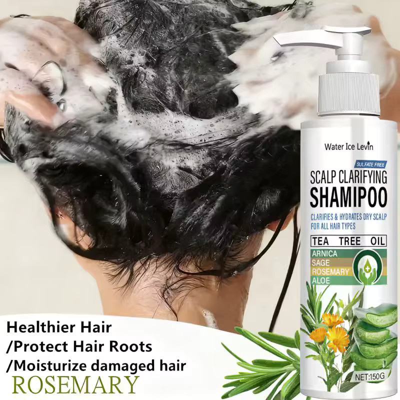 Water Ice Levin Shampoo mit Teebaumöl und Aloe Vera, Unisex - Bild 2