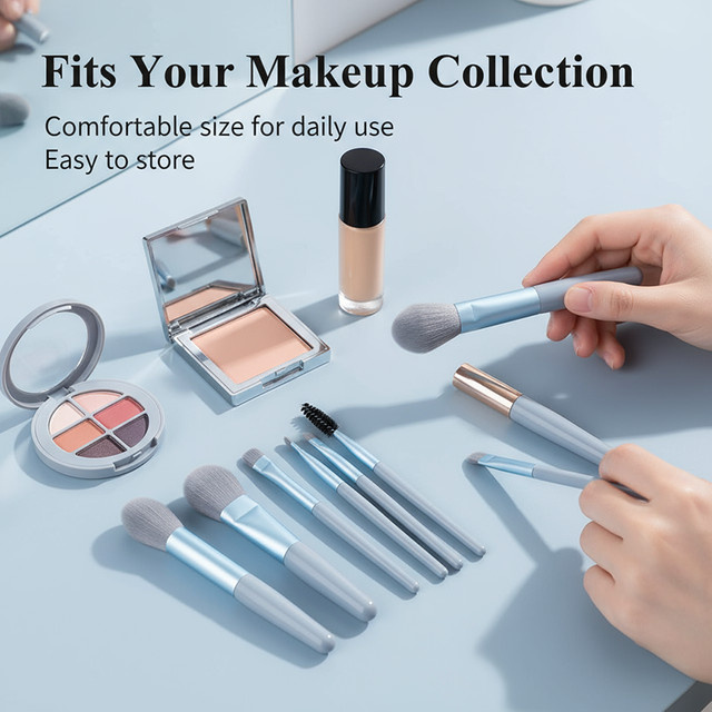 Make-up-Pinsel-Set, 8-teilig, Unisex - Bild 1