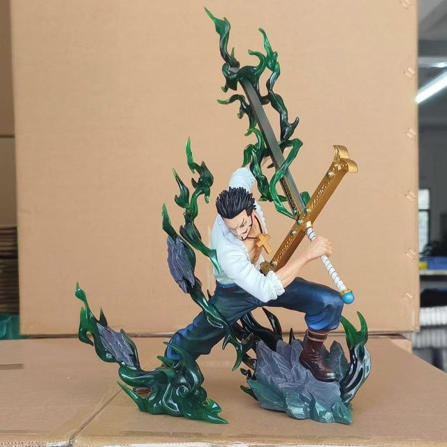 Bandai One Piece Dracule Mihawk Hawk Eye Actionfigur, 35cm, Kunststoff - Bild 1