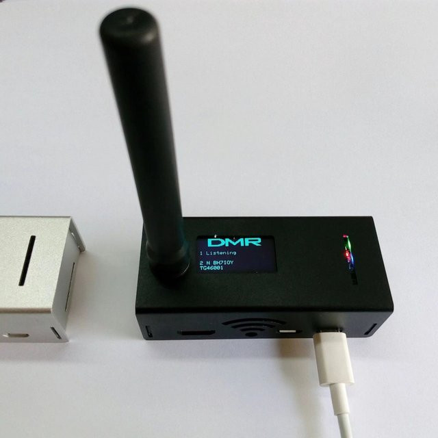 AISANRAY MMDVM Hotspot Set mit Raspberry Pi Zero W, OLED-Display, Antenne und 16GB SD-Karte in Schwarz, unterstützt P25, DMR, YSF und NXDN - Bild 1