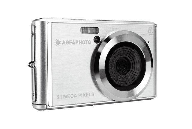 AgfaPhoto DC5200 Kompaktkamera in Silber mit 21,0 MPix und USB-C Anschluss - Bild 1