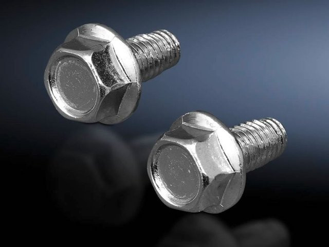 Rittal Schraube M5 10mm verzinkt silber 500 Stück SZ 2504.000 - Bild 1
