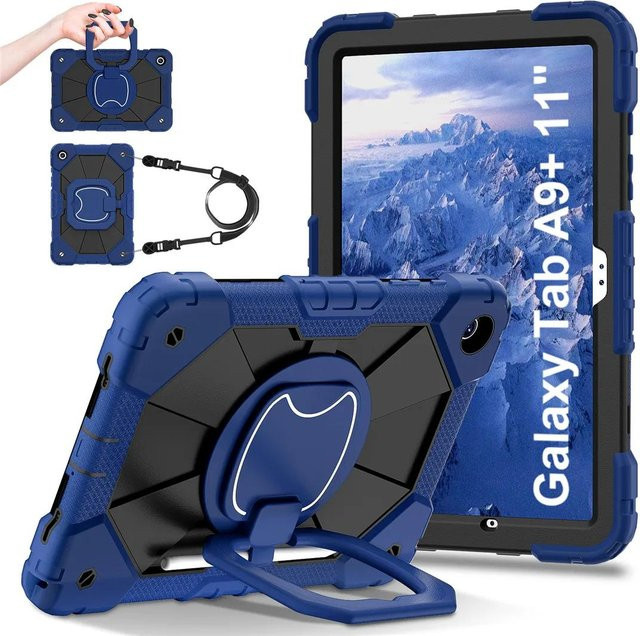 Stoßfeste Kinderhülle für Samsung Galaxy Tab A9 Plus 11 Zoll X210/X215, Tab S11, A8 10.5, A11 8.7 in Blau - Bild 1