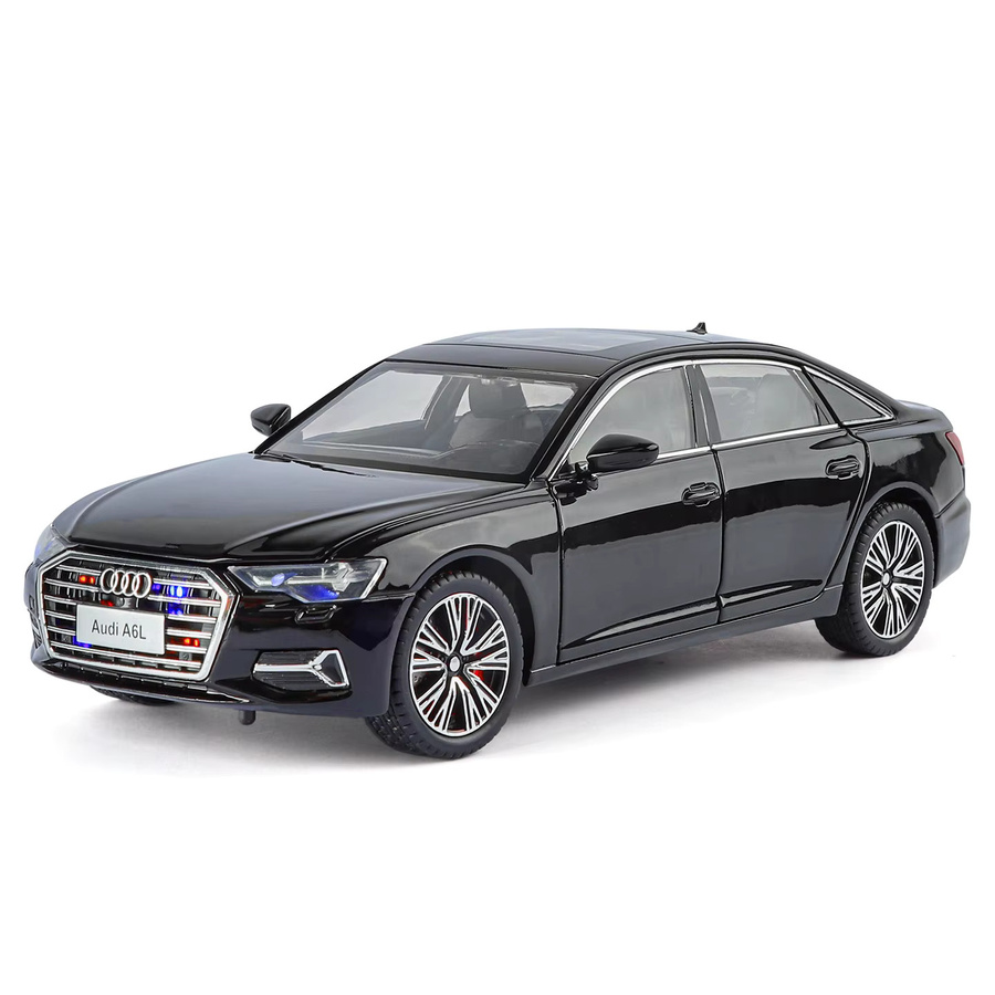 Maisto Audi A6L, Modellauto, 1:24, mit Blinklichtern - Bild 6