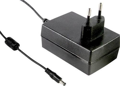 Mean Well GST25E12-P1J Steckernetzteil in Schwarz mit 12 V/DC, 2080mA und 25W - Bild 1