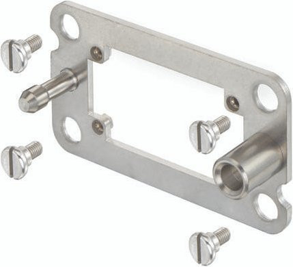 HARTING Andockrahmen 09300101704 aus Edelstahl in Silber - Bild 1