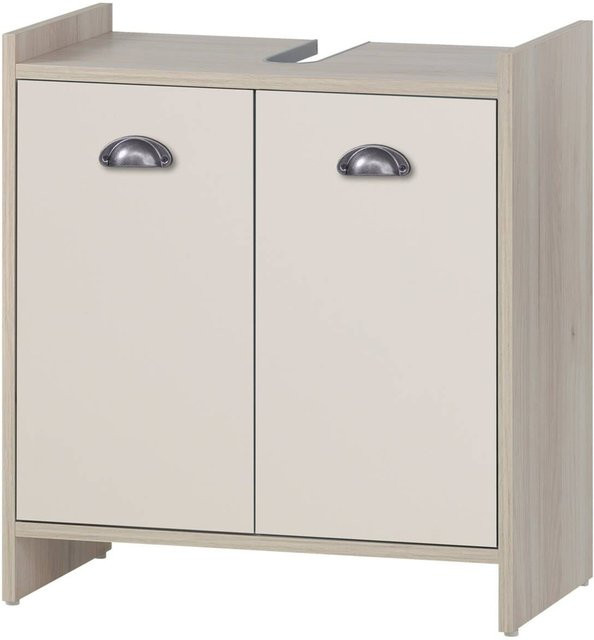 Waschbeckenunterschrank Lindholm von Möbelpartner in Eiche Sand Nachbildung Creme B/H/T: 57 x 62 x 33 cm - Bild 1