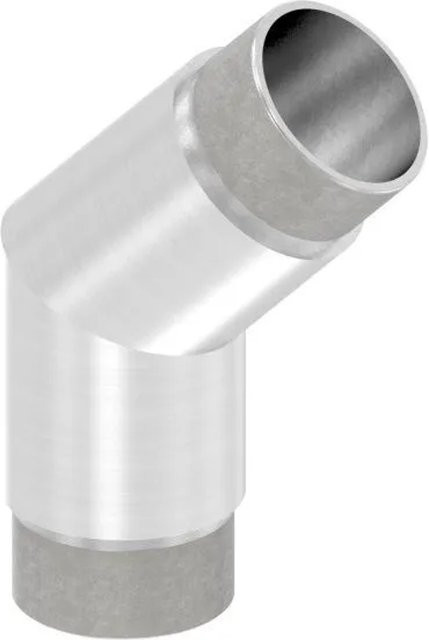 FeNau Eckbogen 135 Grad aus Edelstahl in Silber, Durchmesser: 42,4 mm, Wandstärke: 2,0 mm, zum Stecken - Bild 1