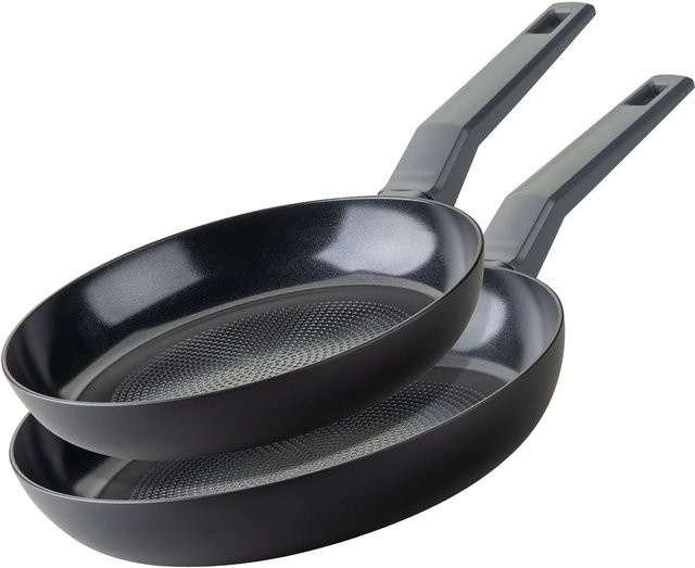 Fackelmann Pfannen-Set Statement aus Keramik in Schwarz, 2-teilig, Ø 24 cm und Ø 28 cm - Bild 1