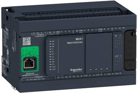 Schneider Electric TM241CEC24R Erweiterungsmodul in Grau - Bild 1