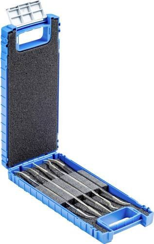 PFERD Diamant-Riffelfeilen-Set 5-teilig, 150 mm, Körnung mittel, blau - Bild 1