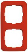 Abdeckrahmen Reflex in Rot aus Kunststoff mit IP20 Schutzart und Flush Design - Bild 1