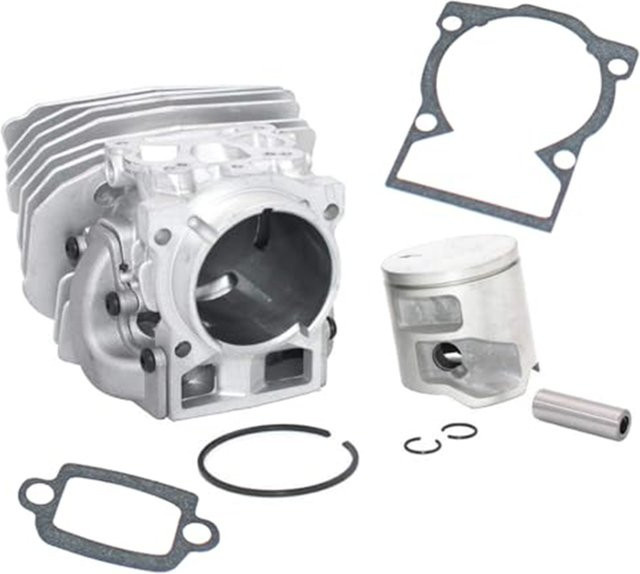 Vibratite Zylinderkolbensatz 46 mm für Husqvarna Kettensägen 555 556 560 560XP 560XPG 562 562XP in Silber - Bild 1
