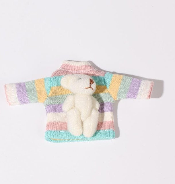 Fashnics OB11 Puppenkleidung Niedlicher Bär Kaninchenkragen, Zubehör, ab 6 Jahren - Bild 1