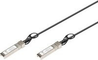 Digitus DN-81220 SFP+ DAC Direktanschlusskabel 10 GBit/s Schwarz, Länge: 0,5 m - Bild 1