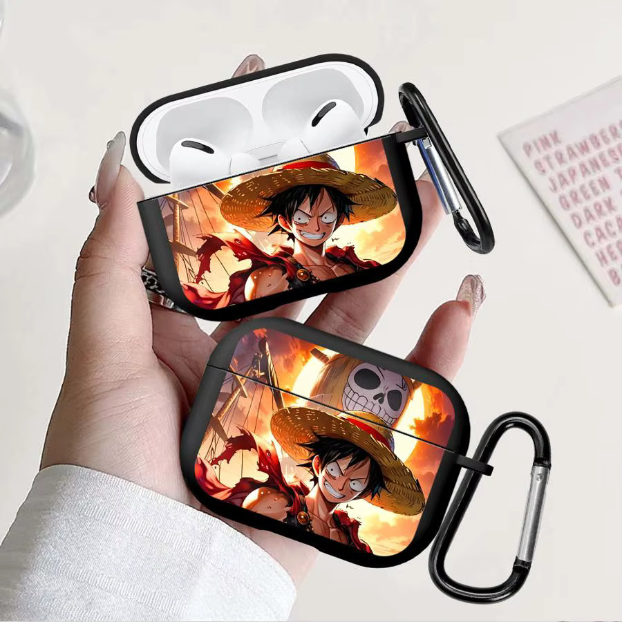 One Piece Kopfhörer Schutzhülle für AirPods Pro 1 2 3 und AirPods 4 in Multicolour - Bild 3