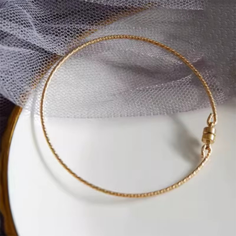 OriginaIngenu Armreif, 14K Gold gefüllt, Klassisch, Unisex - Bild 2