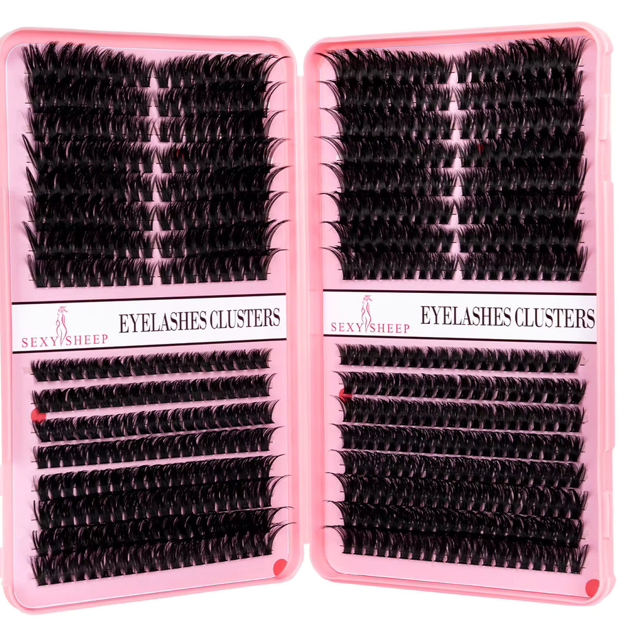 SEXYSHEEP Wimpernverlängerungs-Set, Katzenaugen-Wimpernbüschel, Unisex - Bild 3