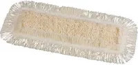 VERMOP Wischmopp BASIC in Weiß und Blau aus Baumwolle und Mikrofaser, Breite: 14,5 cm, Länge: 40 cm - Bild 1