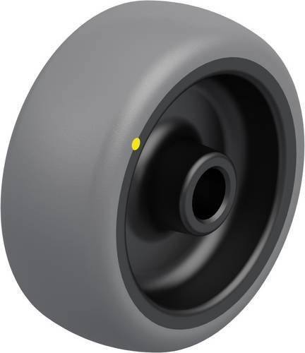 Blickle Schwerlast-Rad TPA 80/12G-ELS in Schwarz und Grau mit 80 mm Durchmesser und 65 kg Tragfähigkeit - Bild 1