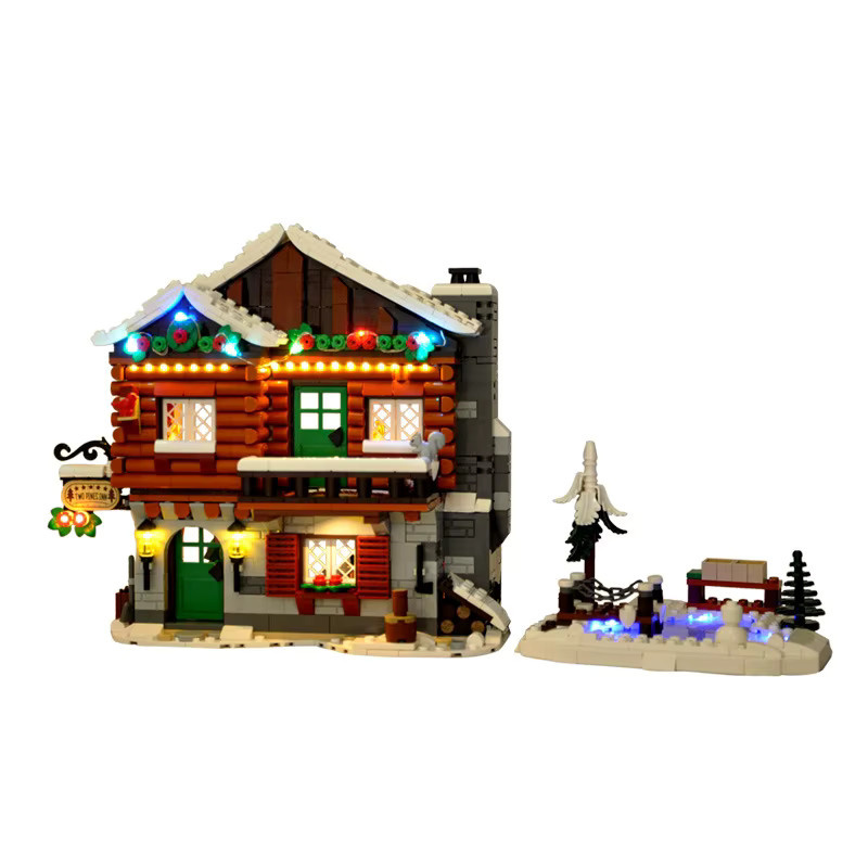 LYBMTWF LED-Beleuchtungsset RGB Multicolour für Lego 10325 Winter-Schnee-Berg-Hütte - Bild 3