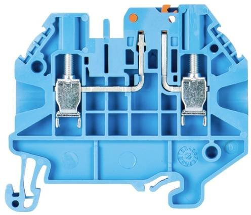 Wieland Electric 58.503.2355.6 Messertrennklemme Blau mit Schrauben, 100 Stück - Bild 1