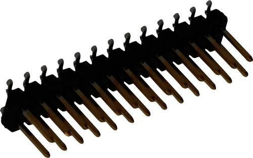Molex Stiftleiste Standard 2 Reihen in Schwarz und Gold - Bild 1