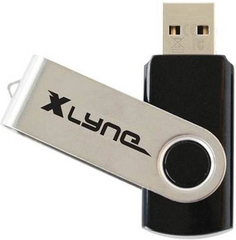 Xlyne USB-Stick 2 GB Schwarz USB-A Flash-Laufwerk - Bild 1