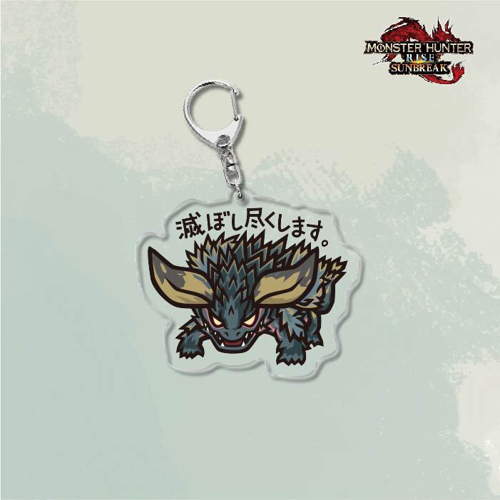 CHIC STUDIO Monster Hunter Stories 2 Acryl-Schlüsselanhänger Bunt - Bild 2