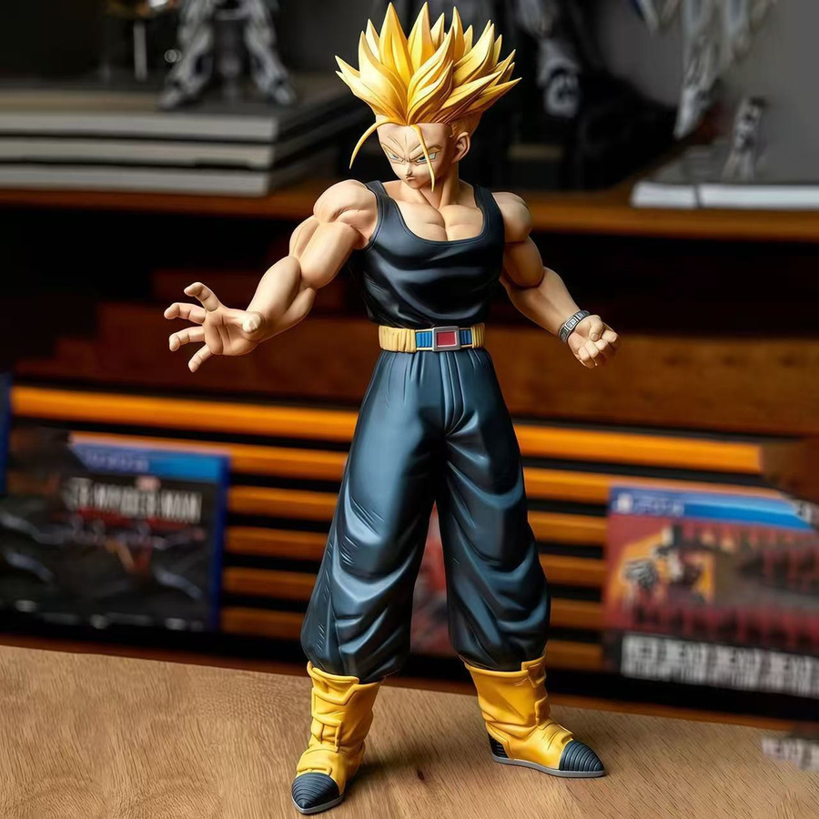 Yiran toy 1 Dragon Ball Trunks Super Saiyan Figur Modell Statue Puppe - Bild 3