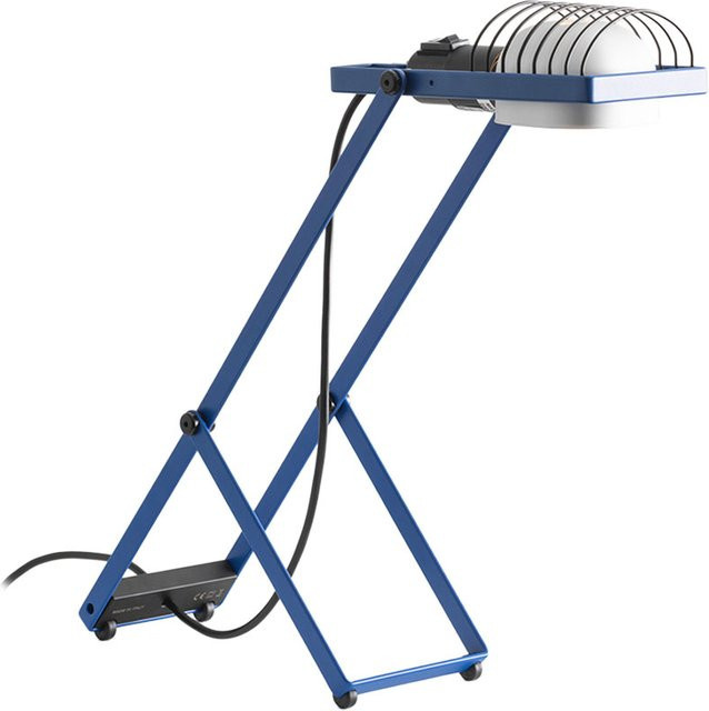 Artemide Sintesi Schreibtischleuchte in Blau mit höhenverstellbarem LED-Leuchtmittel - Bild 1