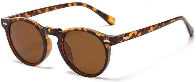 Binchi Outdoor Equipment Sonnenbrille, rund, Vollrand, Kunststoff, Unisex, brown - Bild 1
