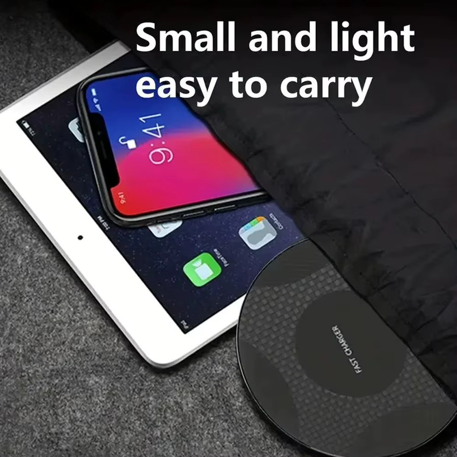 KEPHE 30W Schnelles Kabelloses Ladegerät für iPhone, Samsung Galaxy und Xiaomi, Farbe: Schwarz - Bild 5