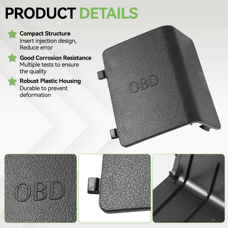 XUKEY OBD Diagnose Stecker Abdeckung Trim für BMW 3er E90 E91 E92 E93 in Schwarz - Bild 2