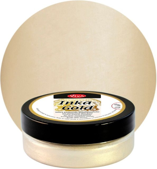 Viva Decor Inka Gold Effektfarbe Altsilber 62,5 g - Bild 1